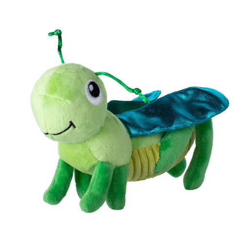 Grasshopper Kicker Cat Toy Hop On By Plush w/ Catnip & Crinkle Grasshopper Kicker Cat Toy Hop On By Plush w/ Catnip & Crinkle