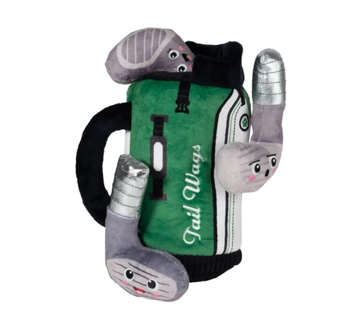 Golf Bag Club Dog Toy Set Best Round By Par Plush Interactive Hide & Seek Golf Bag Club Dog Toy Set Best Round By Par Plush Interactive Hide & Seek