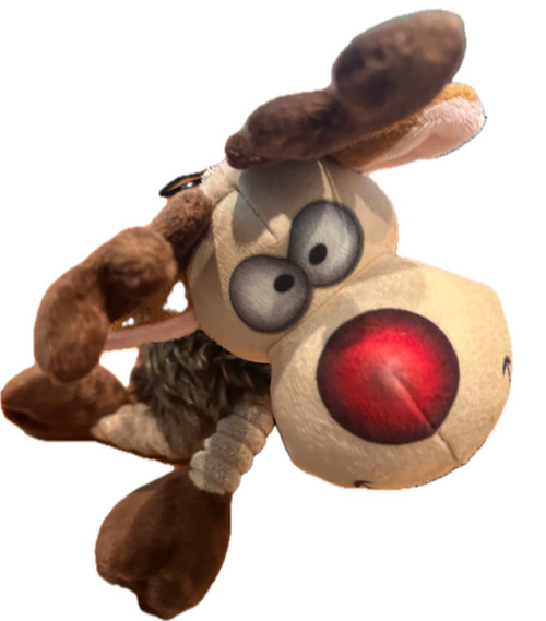 Ruffian Reindeer Dog Toy Premium Tough Christmas Plush w/ Tennis Ball Ruffian Reindeer Dog Toy Premium Tough Christmas Plush w/ Tennis Ball