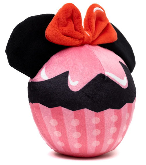 Minnie Mouse Cupcake Dog Toy Birthday Plush w/ Squeaker & Crinkle