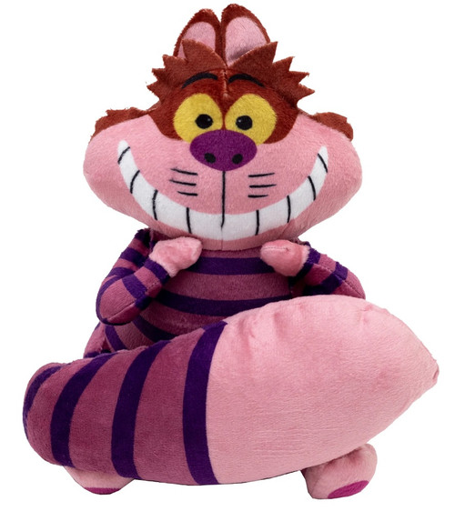 Cheshire Cat Dog Toy Alice In Wonderland Plush w/ Squeaker Licensed 