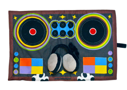 DJ Party Time Playmat Dog Toy Set w/ Headphones Snuffle Mat Hide Treat