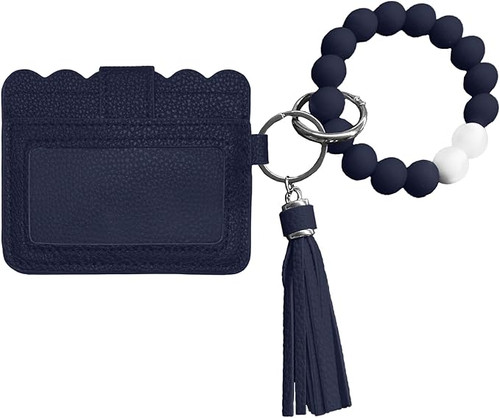 Tampa Bay Lightning Bead Bracelet Wallet with ID/Card Slots & Tassel