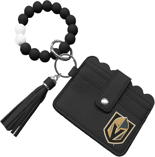 Vegas Golden Knights Bead Bracelet Wallet with ID/Card Slots & Tassel Vegas Golden Knights Bead Bracelet Wallet with ID/Card Slots & Tassel