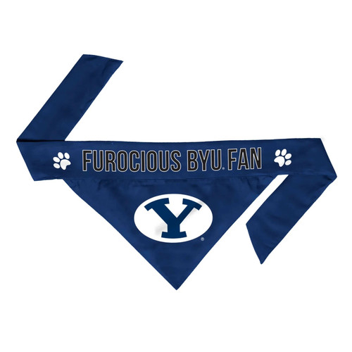 BYU Cougars Dog Cat Tie Bandana Furocious Fan Reversible BYU Cougars Dog Cat Tie Bandana Furocious Fan Reversible