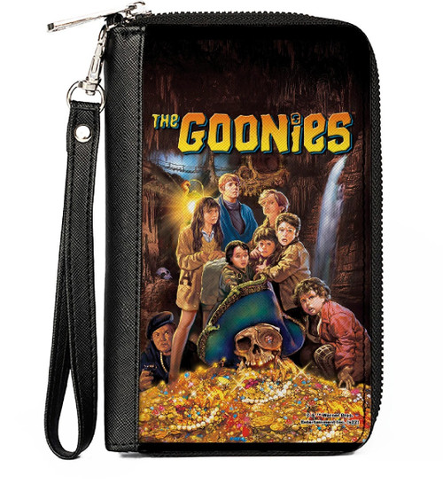 The Goonies Treasure Movie Poster Wallet Premium Zip Around Wristlet