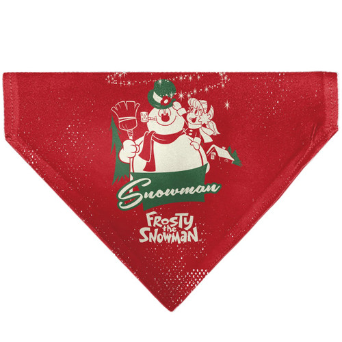 Frosty The Snowman & Karen Dog Cat Bandana Over-Collar Christmas