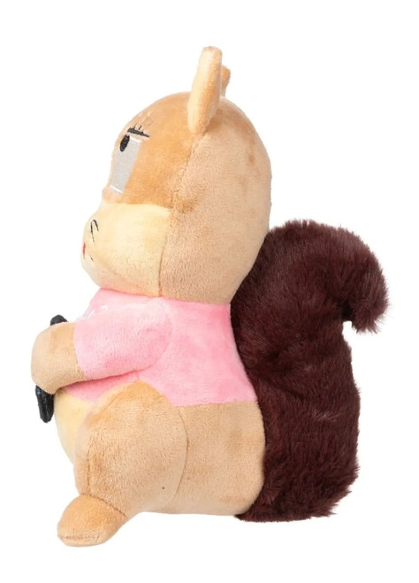 #Ashleigh Entitled Squirrel Dog Toy Drive Ya Nuts Plush w/ Squeaker  