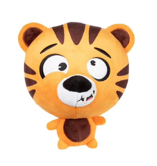 Roarnaldo Tiger Dog Toy Premium Big Head Plush w/ Squeaker Non-Toxic  