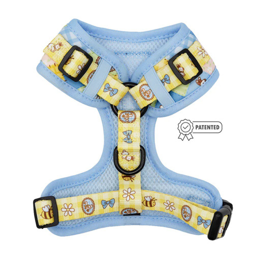Patch Perfect Dog Harness Spring Blue Premium Adjustable No Pull