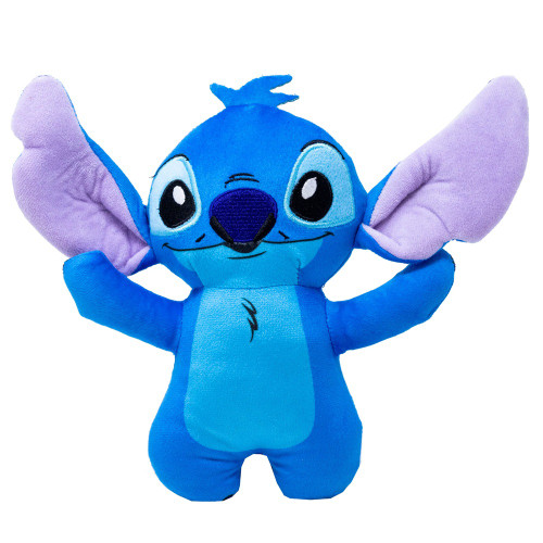 Stitch Dog Toy Arms Up Pose Lilo & Stitch Plush w/ Squeaker Licensed