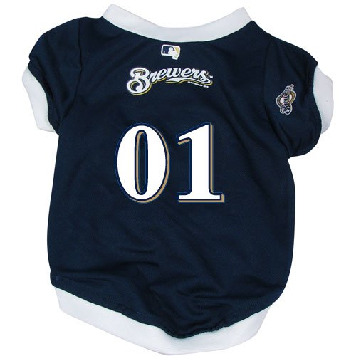 Milwaukee Brewers Dog Pet Premium Baseball Jersey - Spawty