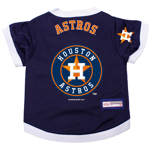 Houston Astros Dog Pet Premium Baseball Jersey Alternate Spawty