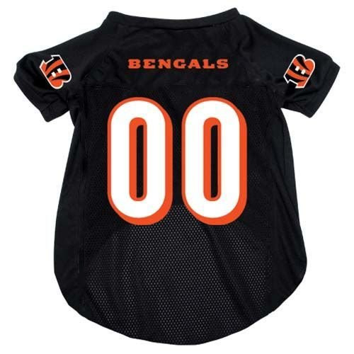 Pets First NFL AFC North Mesh Jersey For Dogs, Medium, Cincinnati