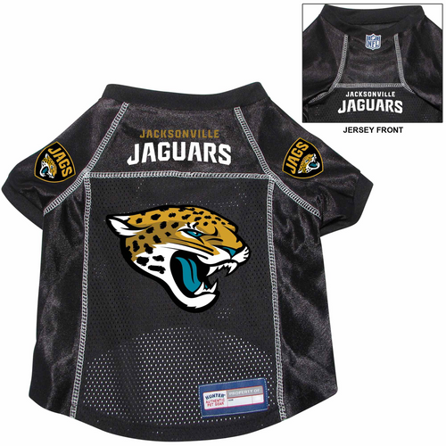 NFL Official Pet Wear Team Jersey Jacksonville Jaguars Dog Football Jersey  XS