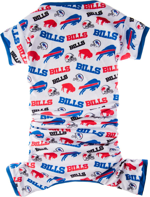 Buffalo Bills Dog Pet Premium Mesh Football Jersey Throwback - Spawty