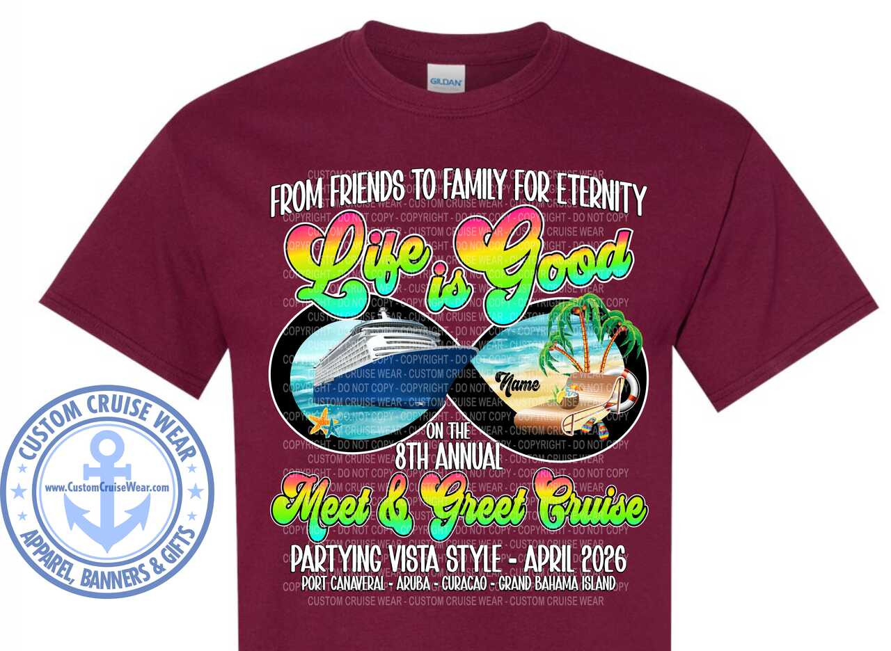 Big Name Fashion Designers 2026.041826VISMEET APRIL 18 2026 VISTA INFINITY MEET & GREET CRUISE - SHIRT ...