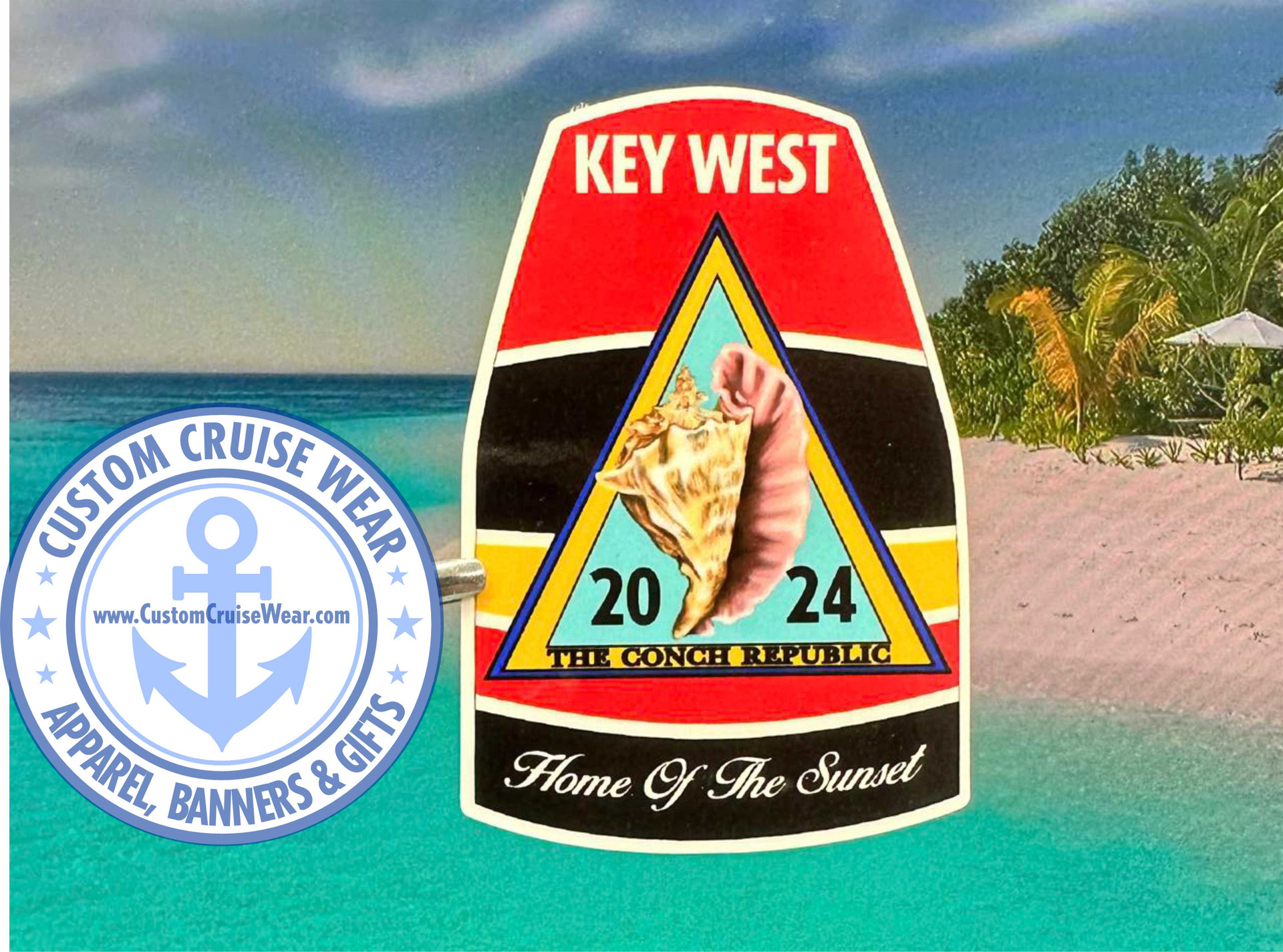 Key West Buoy - You Pick The Year Printed On The Sticker - Custom ...