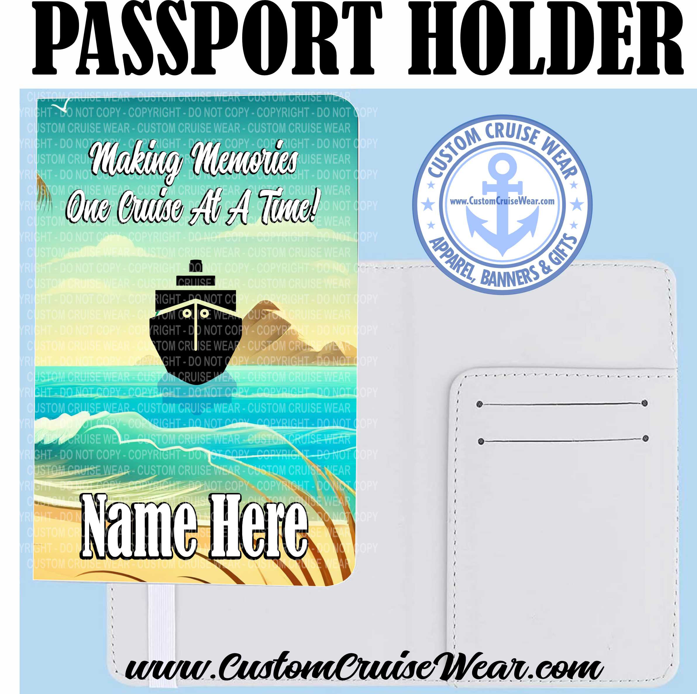 Passport Holders - Custom Cruise Wear