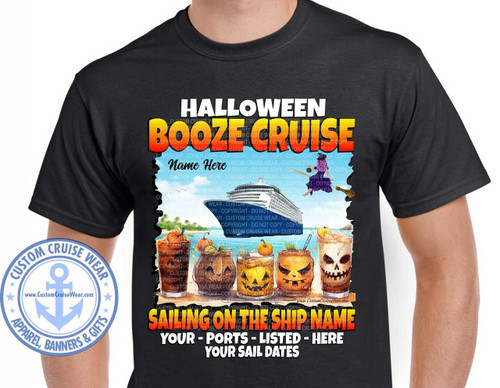 Halloween Booze Cruise Drinks on Beach