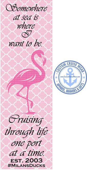 Milan Jade February 9 2024  Pink Flamingo Custom Request BANNER
