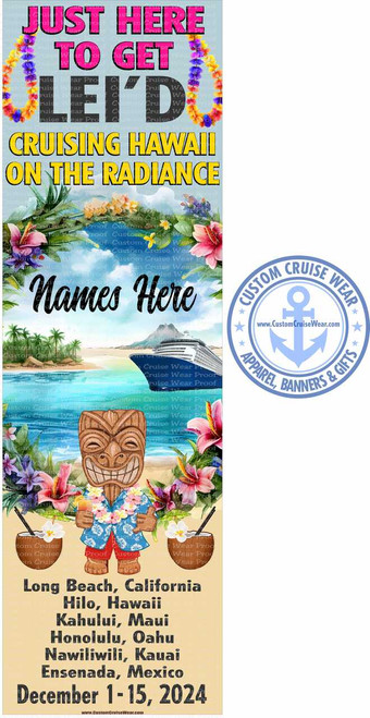 Melanie Fulton Radiance December 1 2024 Hawaii Island Watercolor Lei'd  BANNER