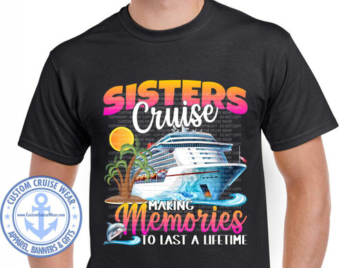 Sisters Cruise Ship with Palm Trees