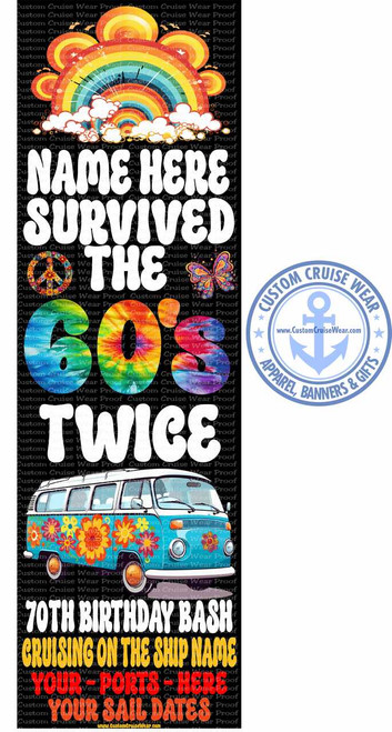 Birthday Survived the 60s Twice BANNER