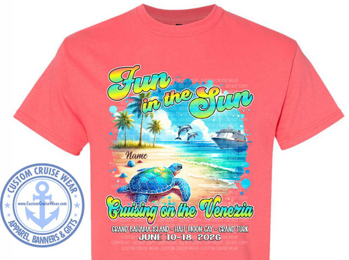 061026VENFUNSUN JUNE 10 2026 VENEZIA Bahama Cruise Fun In The Sun Turtle & Dolphins with Beach