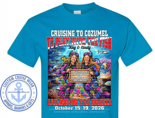 Cindy Bergeron Breeze October 15 2026 Underwater Scuba Dive Cartoon Custom Design Request