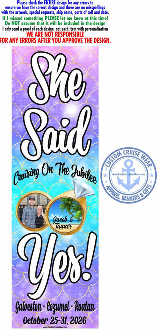 April Bartholomew Jubilee October 2026 She Said Yes Mermaid Background