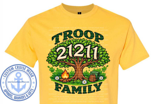 Girl Scout Troop 21211 October 15 2026 - Adult Version - DAISY YELLOW SHIRTS