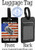 Luggage Tag Proud Veteran American Flag with Dog Tag