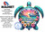 The image is a marketing graphic for a "MAGNET" from "High Quality Flexible Vinyl Magnet Laminated With Black Backing". The graphic features a large, stylized sea turtle with a vibrant, tropical sunset scene incorporated into its shell.

The sea turtle is the dominant element, rendered with detailed textures and a teal and turquoise color palette, with yellow accents highlighting its patterned shell. Its flippers extend outwards, forming a frame for the central scene.

The scene within the turtle's shell depicts a tranquil beach at sunset or sunrise. The water is a deep blue transitioning to soft pinks and oranges near the horizon. A large, bright sun is visible, casting a warm glow. Gentle waves are breaking on a sandy shore, and palm trees with lush green fronds are silhouetted against the colorful sky. A large cruise ship is docked or sailing in the distance on the right side of the scene. The word "Names Here" is written in a stylized white script font across the lower portion of the turtle's shell, implying a customizable area. Above the turtle, in bold white letters, are the words "SHIP NAME CRUISE - YOUR SAIL DATES".

To the left of the turtle, text describes the product. The word "MAGNET" is prominently displayed in large black sans-serif font, with a graphic of a red and blue horseshoe magnet positioned above and slightly to the left of it. Below "MAGNET", descriptive text lists "High Quality Flexible Vinyl Magnet Laminated With Black Backing". Further down, in a smaller black font, it states "Great for smooth flat surfaces (cruise doors, steel walls, magnetic whiteboards, steel lockers, refrigerators, and more)". An asterisk leads to a note below: "May not work on all cruise line doors but should stick to the frames and walls outside your cabin".

In the lower left corner, there is a circular logo for "CUSTOM CRUISE WEAR" with an anchor symbol in the center and the website "www.CustomCruiseWear.com" below it. The logo is blue with white text and stars.

The overall color scheme is rich and vibrant, with the blues and greens of the turtle contrasting with the warm oranges, pinks, and yellows of the sunset. The composition is visually balanced, with the text and logo on the left complementing the large graphic on the right. The image is designed to be eye-catching and informative, highlighting the product and its intended use. Numerous "COPYRIGHT DO NOT COPY" watermarks are subtly overlaid across the main graphic, indicating ownership.