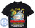The image is a graphic design for a black t-shirt, featuring a colorful and lively cruise-themed illustration. The central focus is a large, multi-deck cruise ship sailing on a choppy, white-capped blue sea. The ship is predominantly white with red and blue accents, and features numerous windows, life preservers, and a prominent yellow water slide on its upper deck.

Above the ship, the text "Au Ship IT'S" is written in a playful, stylized font. "Au Ship" is in a bright yellow, cursive script, while "IT'S" is in a bold, bubbly, golden-yellow font. To the right of "IT'S", the letter "A" is also in the same bold, bubbly font.

Below the ship, the words "CELEBRATION CRUISE!" are emblazoned in large, red, 3D-style lettering with a white outline. To the left of this text, a cartoonish, green palm tree with large green leaves is visible, and to the right, a cheerful dolphin is leaping from the water, balancing on a red and white surfboard.

Underneath "CELEBRATION CRUISE!", the text "Birthday & Graduation" is written in a more subtle, golden-yellow font, with a flowing flourish above and below.

Further down, the graphic details the cruise itinerary: "SAILING ON THE PANORAMA" is written in a bold white font, followed by the port details: "LONG BEACH - PUERTO VALLARTA - MAZATLAN - LA PAZ - CABO SAN LUCAS". The dates "AUGUST 1-9, 2026" are also in white, bold lettering.

In the bottom left corner of the t-shirt graphic, a circular emblem for "CUSTOM CRUISE WEAR" is displayed. This emblem is blue and white, featuring an anchor in the center, surrounded by stars and the text "CUSTOM CRUISE WEAR" and "APPAREL, BANNERS & GIFTS". The website "www.CustomCruiseWear.com" is also visible within the emblem.

Interspersed throughout the design, faint, semi-transparent text reading "COPYRIGHT - DO NOT COPY" and "CUSTOM CRUISE WEAR" is visible, serving as a watermark. The overall color palette is vibrant, with strong contrasts between the black t-shirt and the bright yellows, reds, blues, and greens of the graphic elements. The composition is dynamic and celebratory, designed to evoke excitement for a cruise vacation.