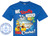 The image displays a royal blue t-shirt with a graphic design printed on the front. The design features a large cruise ship as the central element, positioned slightly to the right of center. The ship is white with blue accents and several decks filled with windows. It has three smokestacks emitting gray and white smoke, and flags flying from the top. A yellow water slide is visible on the left side of the ship, curving down towards the water.

In front of the ship, on the lower left side of the graphic, are two animated yellow duck characters. The duck on the left is larger and appears to be wearing a gold crown with a red jewel, a pearl necklace, and makeup, including large blue eyelashes. The duck on the right is smaller and slightly behind the first duck. Both ducks have wide, expressive blue eyes and open mouths, giving them a surprised or excited expression.

Behind the ducks and the cruise ship, there is a representation of blue water with white splashes and waves. To the right of the ship, a large blue anchor is partially submerged in the water, with its flukes visible above the surface. Palm fronds, depicted in a stylized manner with green leaves and brown trunks, are visible in the background, behind the ship and to the right.

Above the ship and ducks, bold white text reads "WE" on the left and "NEEDED" on the right. Between these words, in a vibrant red script, is the word "Really". Below this text, spanning across the bottom of the graphic, is the phrase "THIS Cruise!" in large, stylized font. "THIS" is in red block letters with a white outline, and "Cruise!" is in large white cursive letters with a black outline and a red shadow effect.

The entire graphic is overlaid with a translucent, repeating pattern of "COPYRIGHT - DO NOT COPY - CUSTOM CRUISE WEAR" in a light gray color. This watermark effect is present throughout the design area.

On the lower left of the t-shirt, outside the main graphic but still on the shirt, is a circular emblem for "CUSTOM CRUISE WEAR". This emblem is predominantly blue and white, featuring a stylized anchor in the center, surrounded by text. The text reads "CUSTOM CRUISE WEAR" in an arc at the top, and "APPAREL, BANNERS & GIFTS" in an arc at the bottom, with stars between the words. The website "www.CustomCruiseWear.com" is also visible within the inner circle, below the anchor.

The overall color palette is dominated by the royal blue of the t-shirt, contrasted with the white of the ship and text, red accents in the text and duck's accessories, yellow of the ducks, green of the palm fronds, and blue of the water and anchor. The composition is busy and energetic, with multiple elements creating a fun and vacation-themed scene.