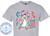 The image displays a light gray t-shirt with a graphic design centered on the chest. The design features a cartoon goose wearing a red, white, and blue baseball cap with a star emblem. The goose is white with orange beak and feet, and has large, expressive eyes. It is depicted running to the left, holding a hot dog in its left wing and a small American flag in its right wing.

The background of the graphic is filled with patriotic imagery. A ribbon, in the colors of the American flag, drapes from the upper left to the right, intertwined with blue stars. There are also red stars scattered around the design. To the right of the goose, text reads "Happy Fourth of JULY 250 years" in a stylized font, with "JULY" in red and the rest in blue.

Overlapping the entire graphic and the t-shirt are faint, repeating watermarks of "CUSTOM CRUISE WEAR COPYRIGHT DO NOT COPY".

In the lower left corner of the t-shirt, there is a circular blue logo with white text and a white anchor symbol. The text reads "CUSTOM CRUISE WEAR APPAREL, BANNERS & GIFTS" and the website "www.CustomCruiseWear.com" is displayed inside a smaller circle around the anchor. The logo has smaller blue stars in its outer circle.

The overall color palette is dominated by red, white, and blue, with the soft gray of the t-shirt serving as a neutral base. The composition is dynamic, with the running goose and flowing ribbon creating a sense of movement. The design is cheerful and festive, clearly celebrating the Fourth of July.