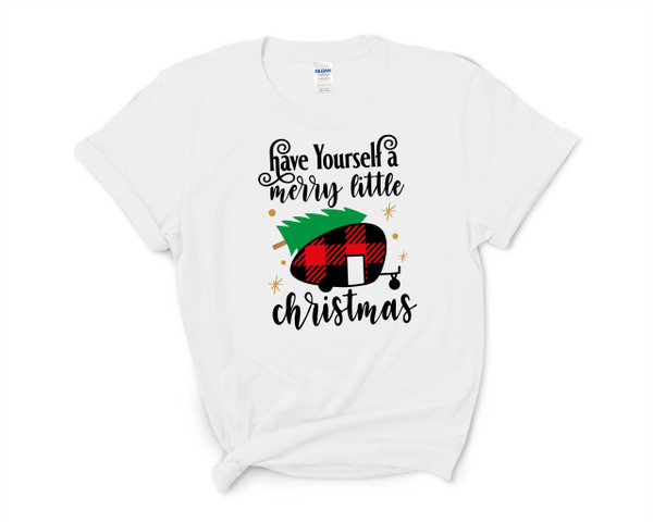 Christmas Buffalo Plaid Camper