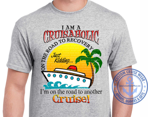 Cruisaholic On The Road To Recovery Cartoon Ship