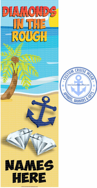 Diamonds In The Rough Beach with Anchor Diamond BANNER