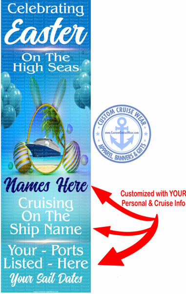 Easter On The High Seas Blue BANNER