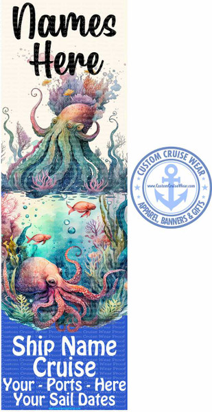 Octopus Watercolor BANNER