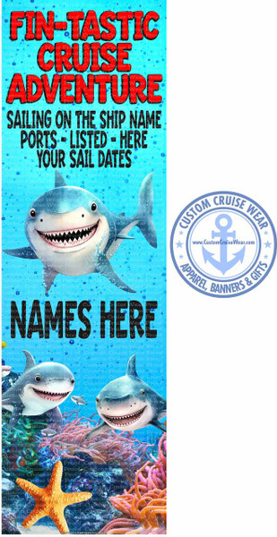 Fin-Tastic Cruise Sharks Underwater BANNER