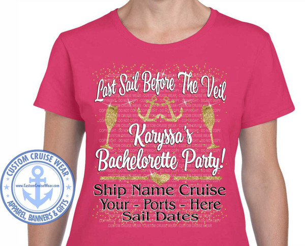 Last Sail Before The Veil Bachelorette Shirts