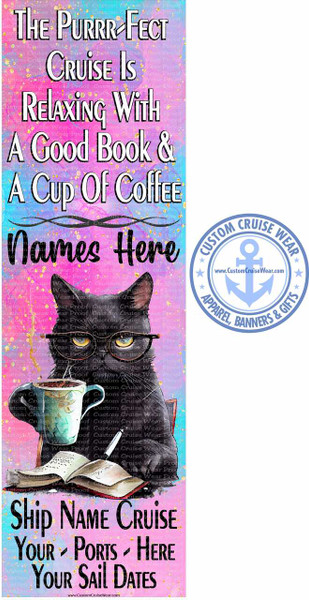 Cat Perfect Cruise Book and Coffee BANNER