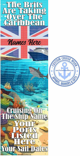 Brits Taking Over The Caribbean Underwater Coral BANNER