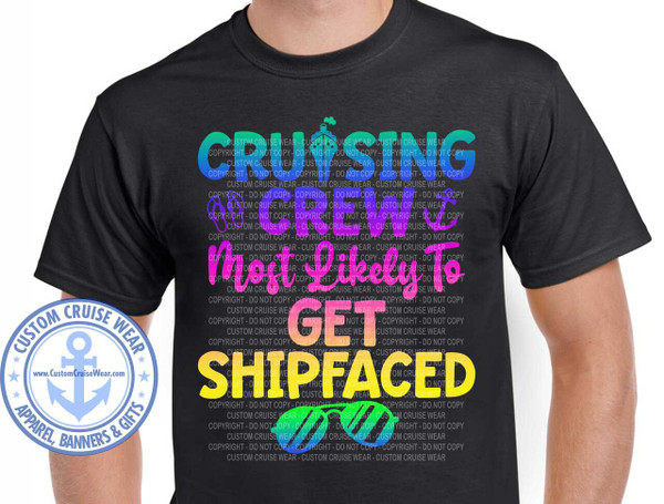 Cruising Crew Most Likely To Multi Color Rainbow