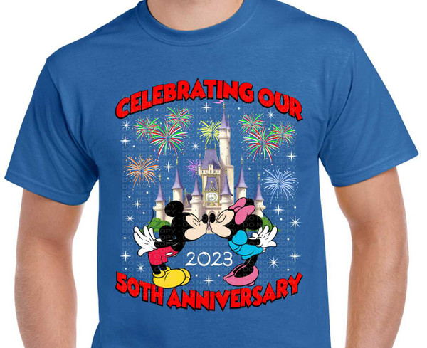 Anniversary Shirt Kissing with Castle