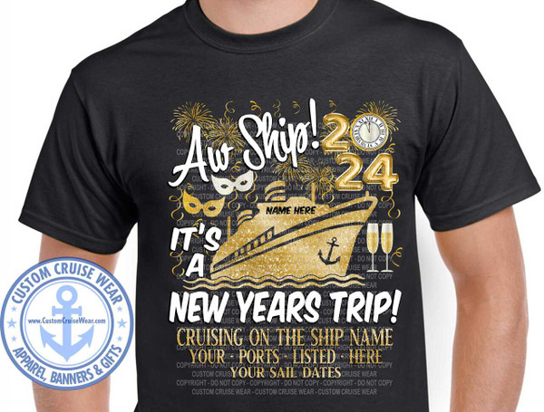 Aw Ship It's A New Years Trip with Gold Ship