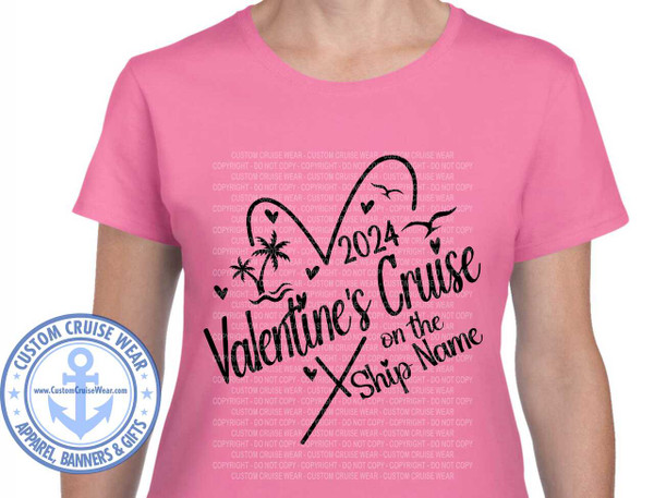 Valentine's Cruise Heart Single Color